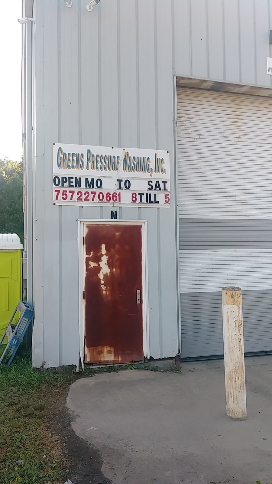 Greens pressure washing, inc. | 4715 W Military Hwy, Chesapeake, VA 23321, USA | Phone: (757) 227-0661