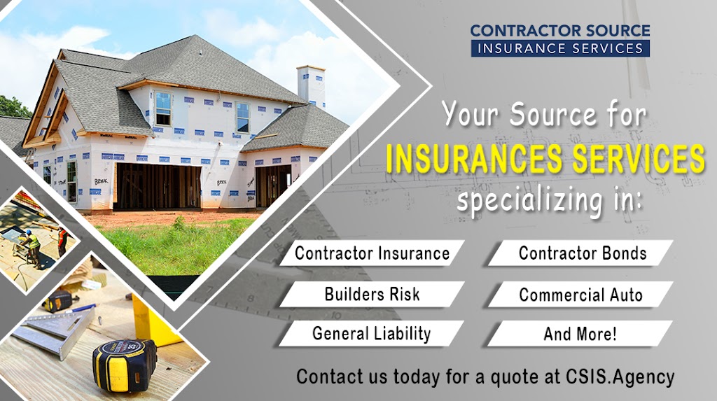 Contractor Source Insurance Services | 5515 Pacific St #3483, Rocklin, CA 95677, USA | Phone: (888) 492-9273