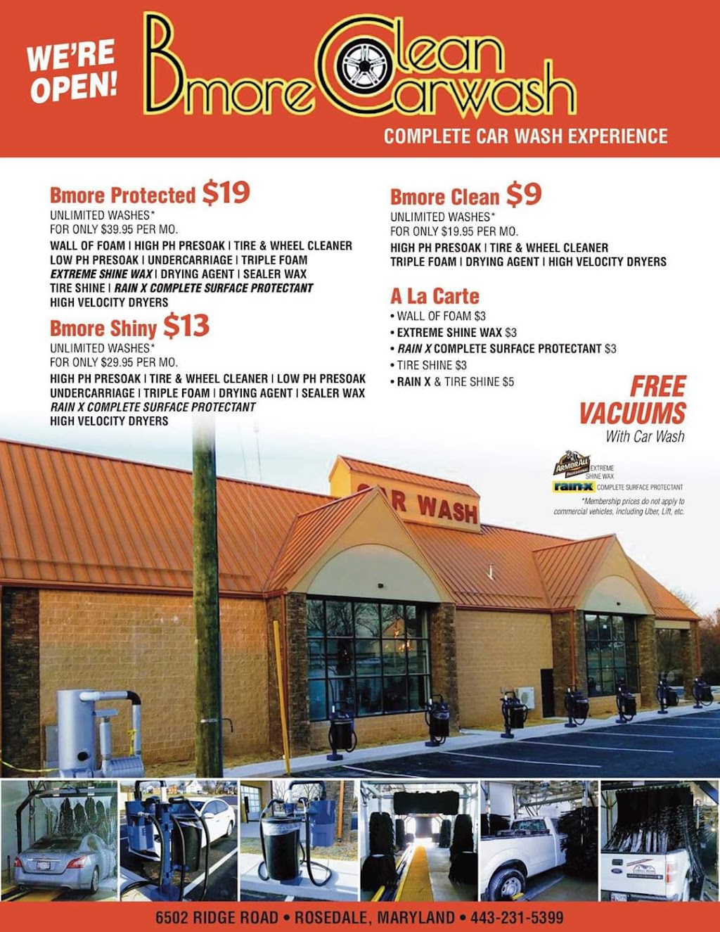 Bmore Clean Carwash | 6502 Ridge Rd, Rosedale, MD 21237, USA | Phone: (443) 231-5399