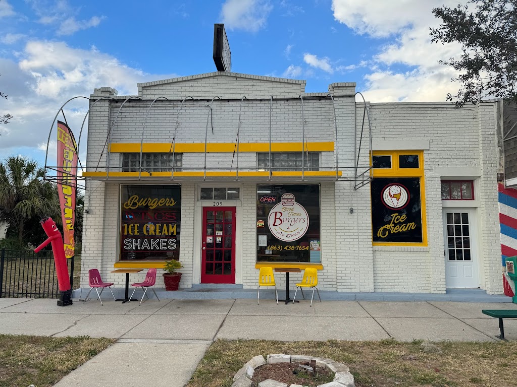 Good Times Burgers & Ice Cream | 209 E Main St, Dundee, FL 33838, USA | Phone: (863) 438-7654