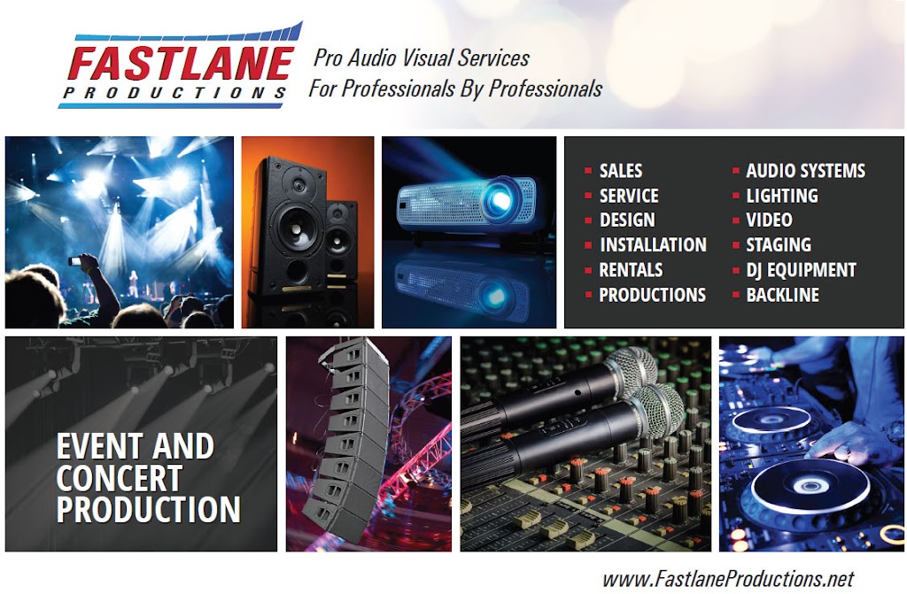 Fastlane Productions Audio Visual & Event Services | 7 Riverdale Rd, Billerica, MA 01821, USA | Phone: (978) 667-8399