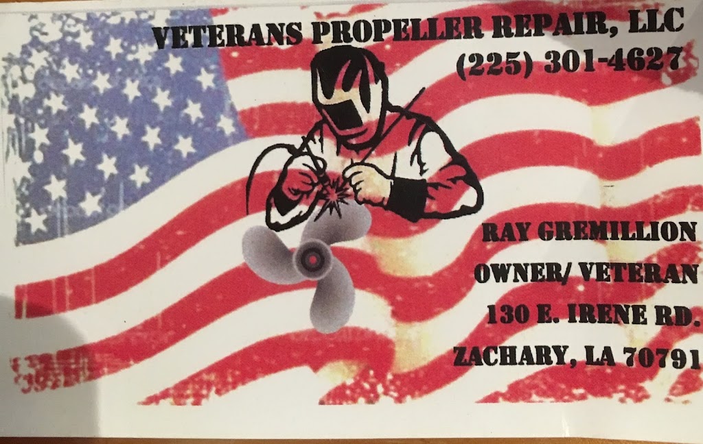 Veterans Propeller Repair, LLC. | 130 E Irene Rd, Zachary, LA 70791, USA | Phone: (225) 301-4627