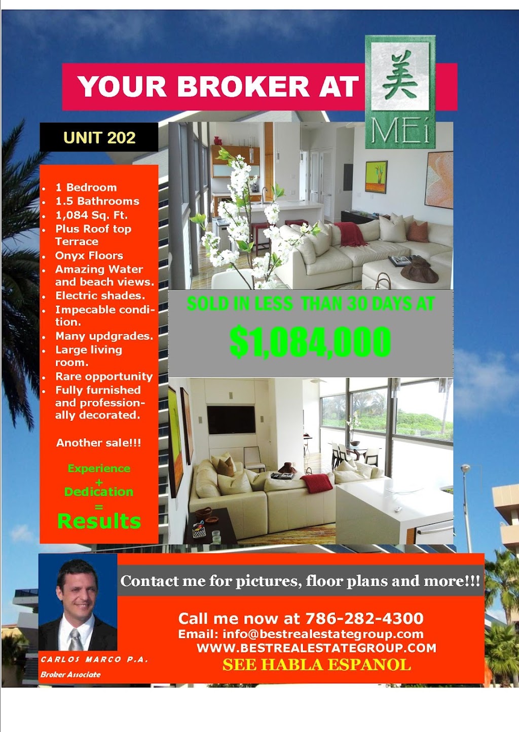 Best Real Estate Group | 6001 Collins Ave, Miami Beach, FL 33140, USA | Phone: (786) 282-4300