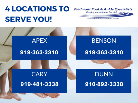 Piedmont Foot & Ankle Specialists | 1 Medical Dr, Benson, NC 27504, USA | Phone: (919) 363-3310