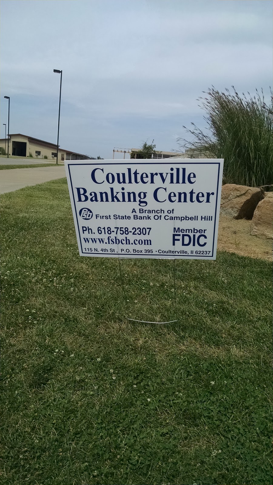 Coulterville Banking Center | 115 N 4th St, Coulterville, IL 62237, USA | Phone: (618) 758-2307