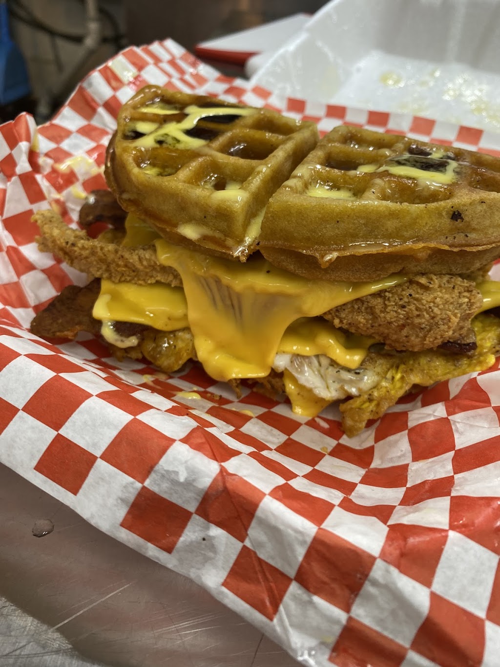 Big Bois Chicken -N- Waffles | 4645 Gus Thomasson Rd, Mesquite, TX 75150, USA | Phone: (972) 707-8385