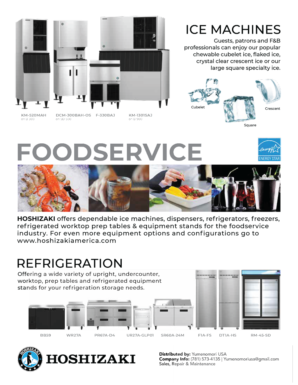 Yumenomori USA Foodservice Equipment and Supplies | 133 Maple St, Stoughton, MA 02072, USA | Phone: (781) 573-4135