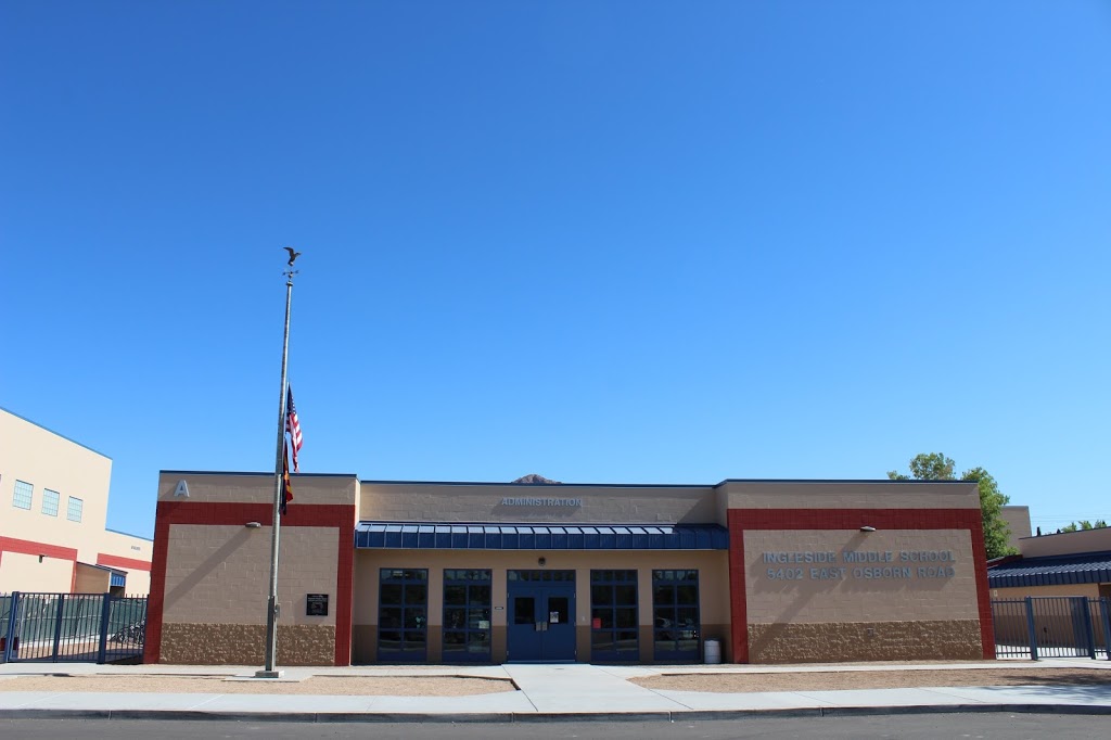 Ingleside Middle School | 5402 E Osborn Rd, Phoenix, AZ 85018, USA | Phone: (480) 484-4900