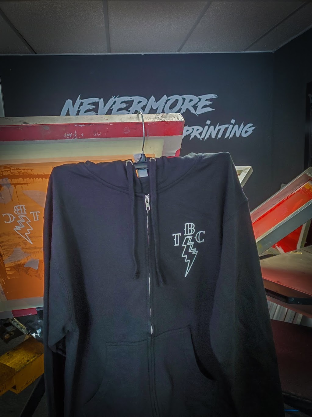 Nevermore screen printing | 206 reetz ave, Hulmeville Rd, Hulmeville, PA 19047, USA | Phone: (215) 550-1075