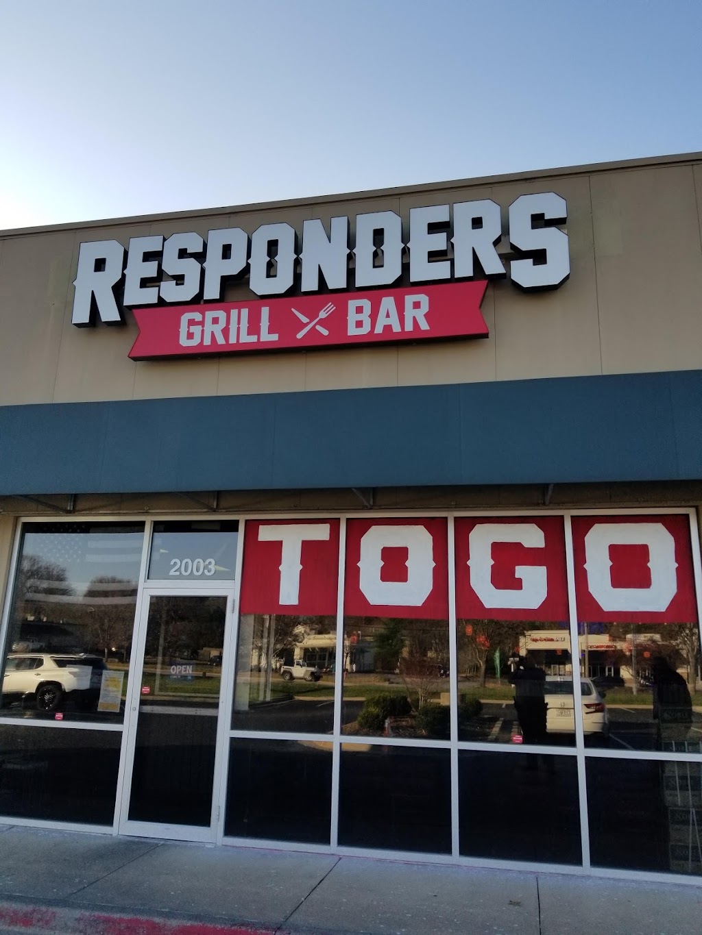 Responders Grill and Bar | 2003 NW Hwy 7, Blue Springs, MO 64014, USA | Phone: (816) 224-1011