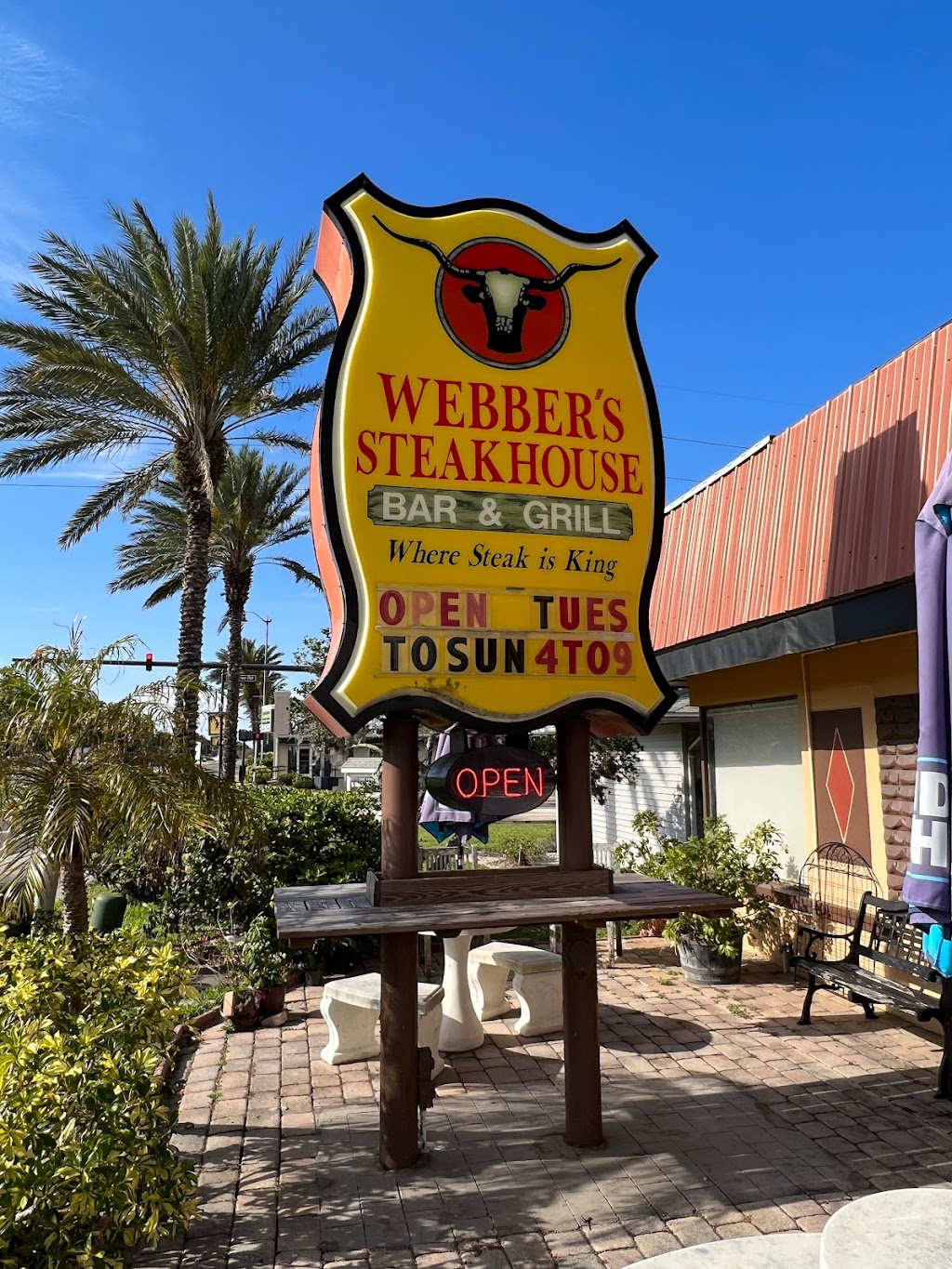 Webbers Steak House | 2017 S Ridgewood Ave, South Daytona, FL 32119, USA | Phone: (386) 761-5982