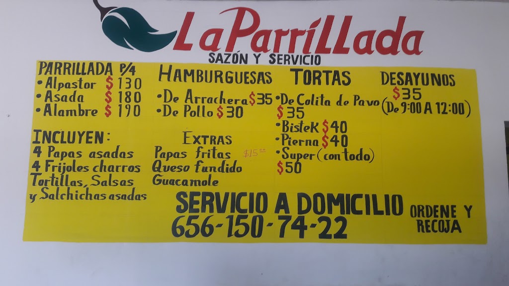 La Parrillada Sazon y servicio | Enrique Pinocelli, Lote Bravo, Cd Juárez, Chih., Mexico | Phone: 656 150 7422