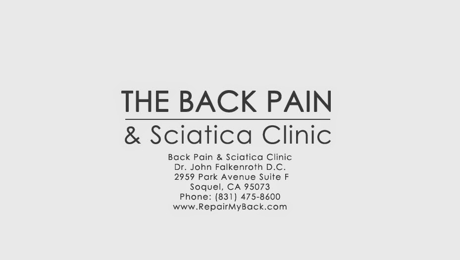 Back Pain And Sciatica Clinic | 2959 Park Ave F, Soquel, CA 95073, USA | Phone: (831) 475-8600