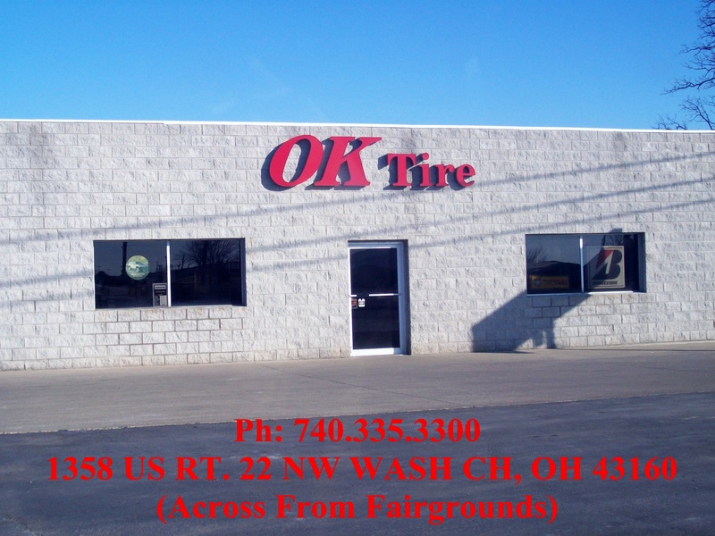 O K Tire Service LLC. | 1314 US-22, Washington Court House, OH 43160, USA | Phone: (740) 335-3300