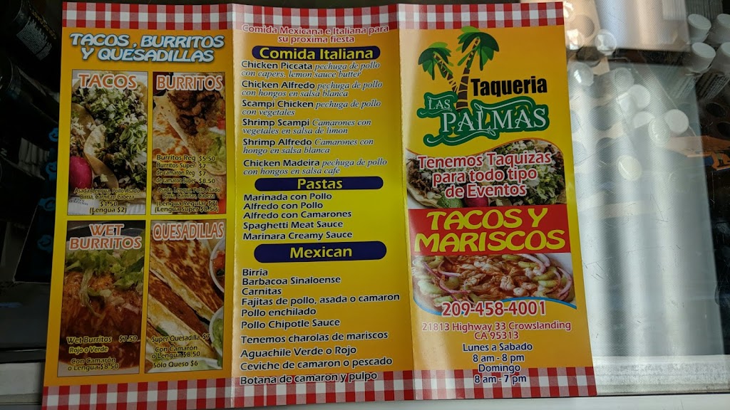 Las Palmas Taco Stand | 027-011-013, Crows Landing, CA 95313, USA | Phone: (209) 458-4001