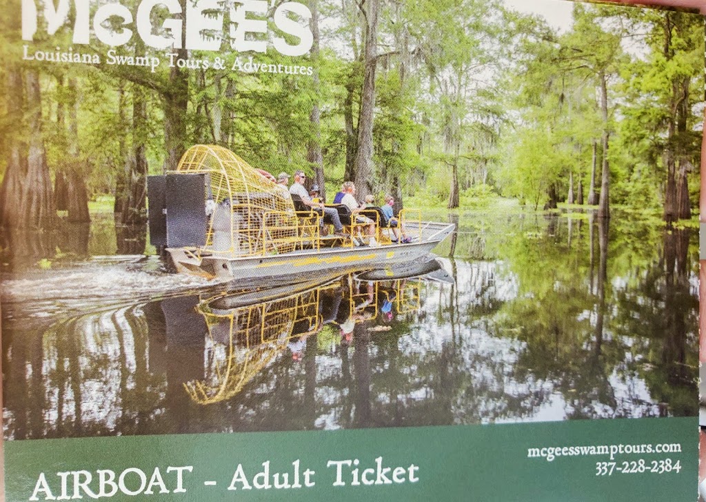 McGees Louisiana Swamp & Airboat Tours | 1337 Henderson Levee Rd, Henderson, LA 70517, USA | Phone: (337) 228-2384