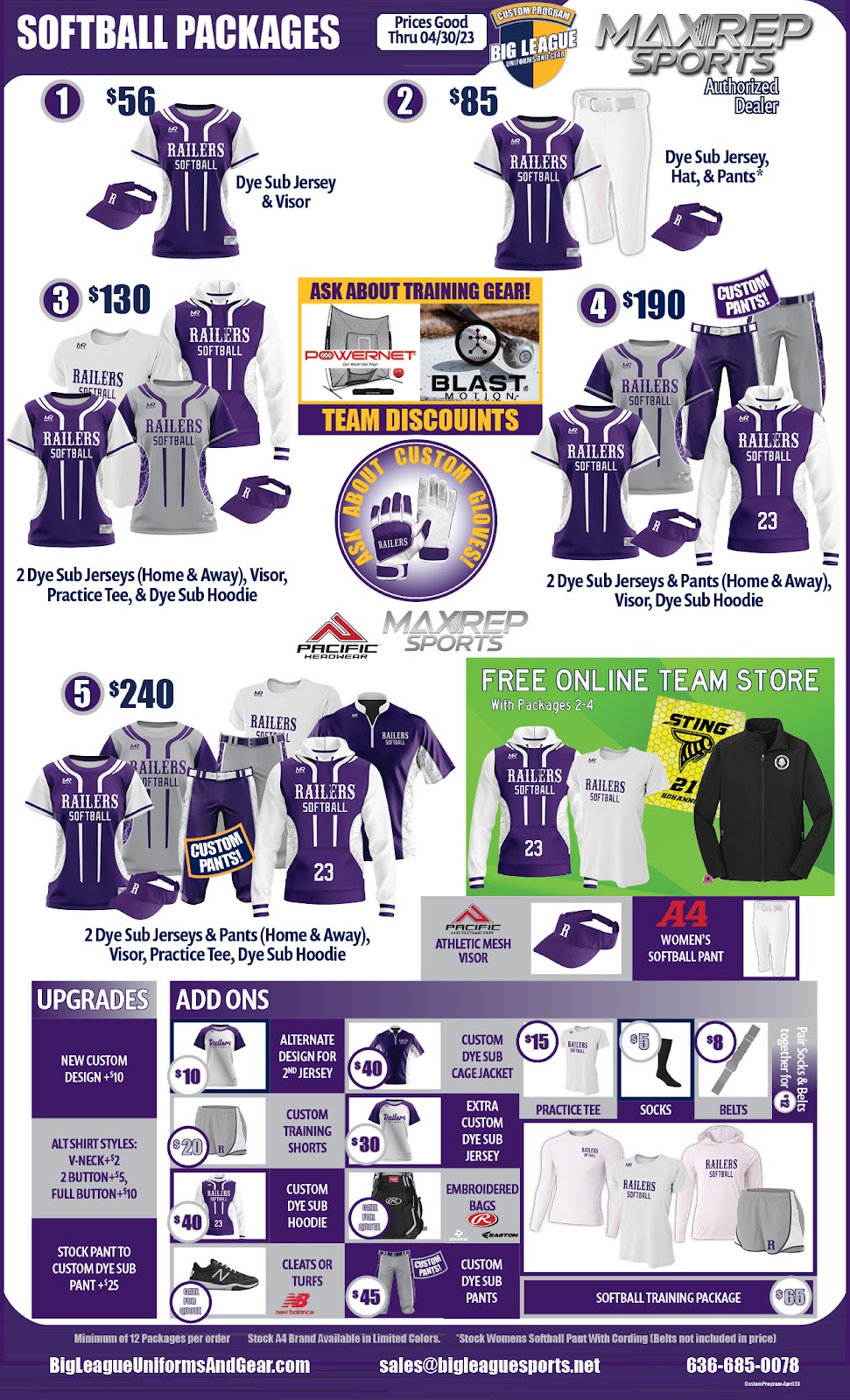 Big League Uniforms and Gear | 3675 New Town Blvd, St Charles, MO 63301, USA | Phone: (636) 685-0078