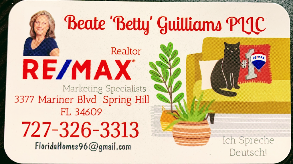 Beate ‘Betty’ Guilliams PLLC | 13577 Moosehead Cir, Hudson, FL 34669, USA | Phone: (727) 326-3313