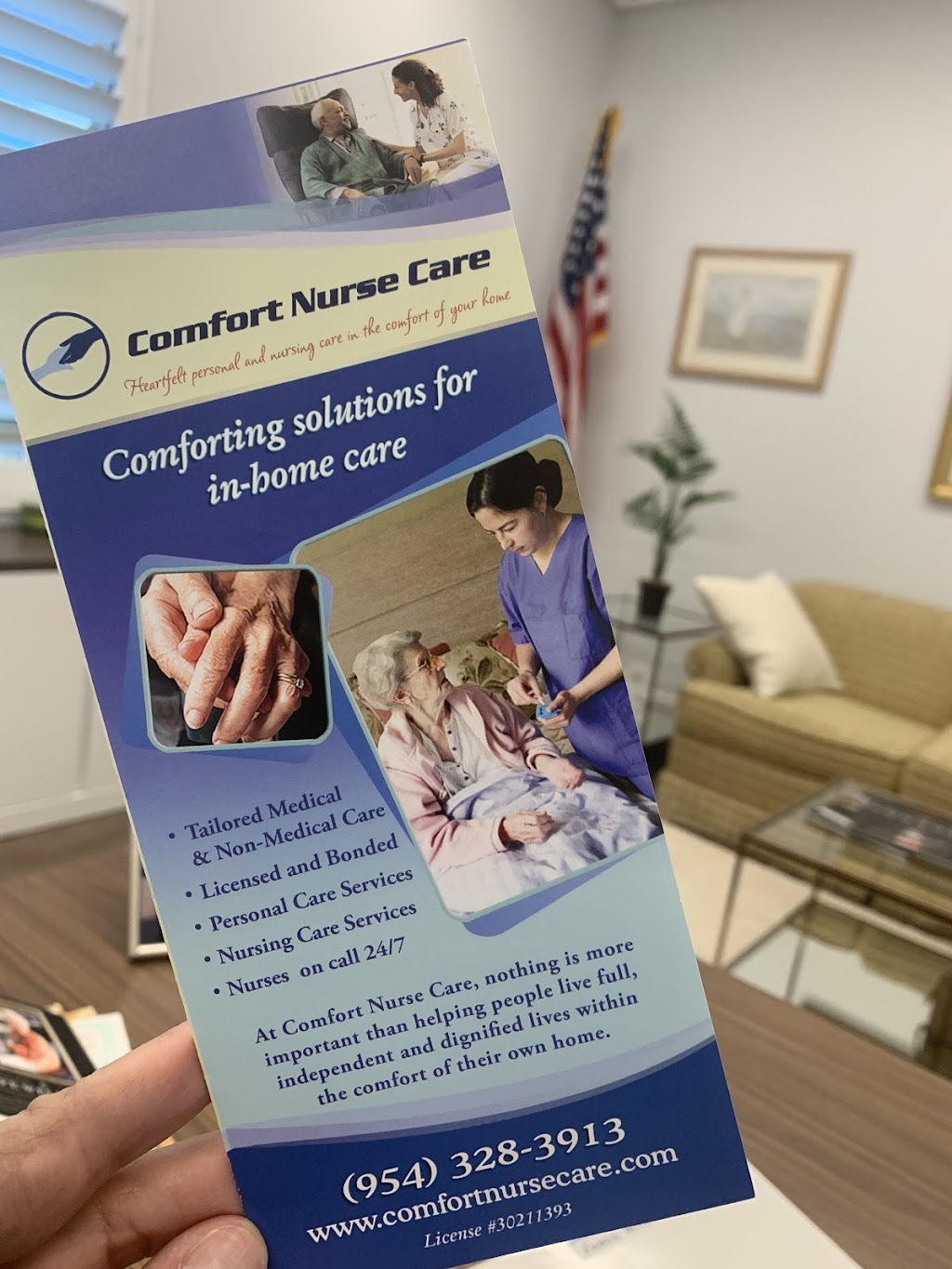 Comfort Nurse Care | 1035 SE 17th St, Fort Lauderdale, FL 33316, USA | Phone: (954) 328-3913