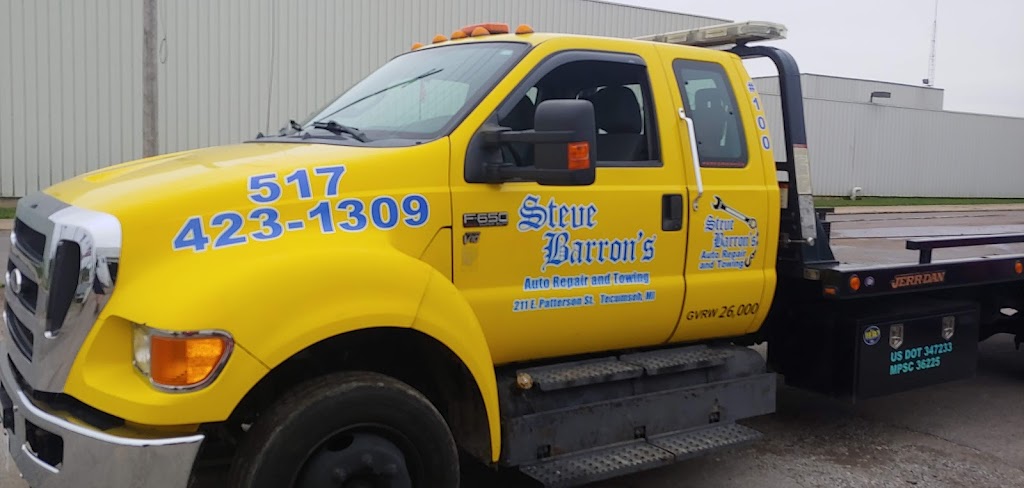 Steve Barrons Auto Repair & Towing | 211 E Patterson St, Tecumseh, MI 49286 | Phone: (888) 492-5901