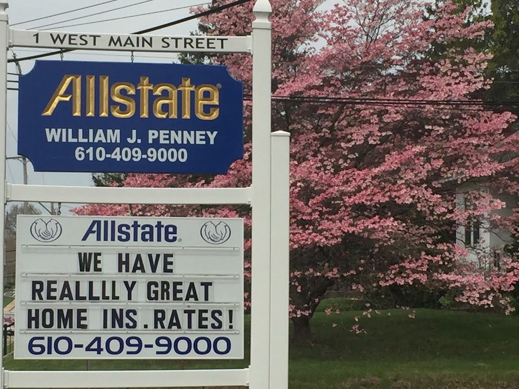 Bill Penney: Allstate Insurance | 1 W Main St, Trappe, PA 19426, USA | Phone: (610) 409-9000