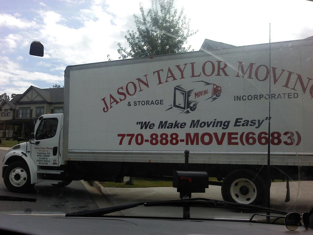 Jason Taylor Moving & Storage | 1445 Pilgrim Mill Rd, Cumming, GA 30040, USA | Phone: (770) 888-6683
