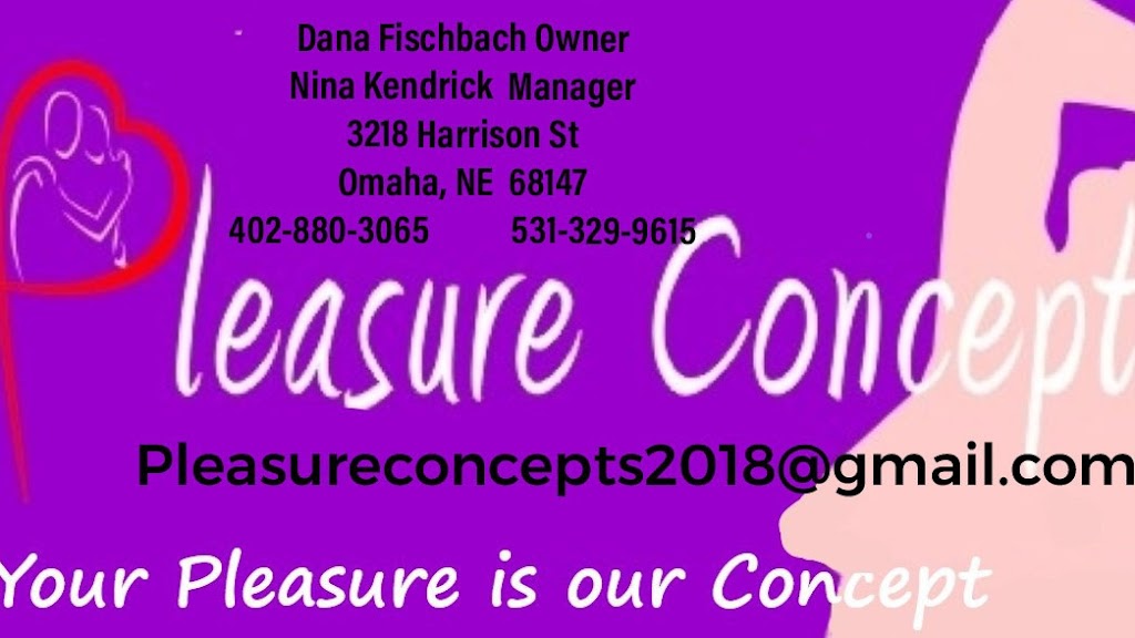 Pleasure Concepts | Enter through the garage door.Follow the signs to the temporary location, 3218 Harrison St, Omaha, NE 68107, USA | Phone: (402) 880-3065