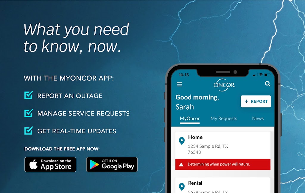 Oncor Electric Delivery | 2525 Story Rd W, Irving, TX 75038, USA | Phone: (888) 313-4747