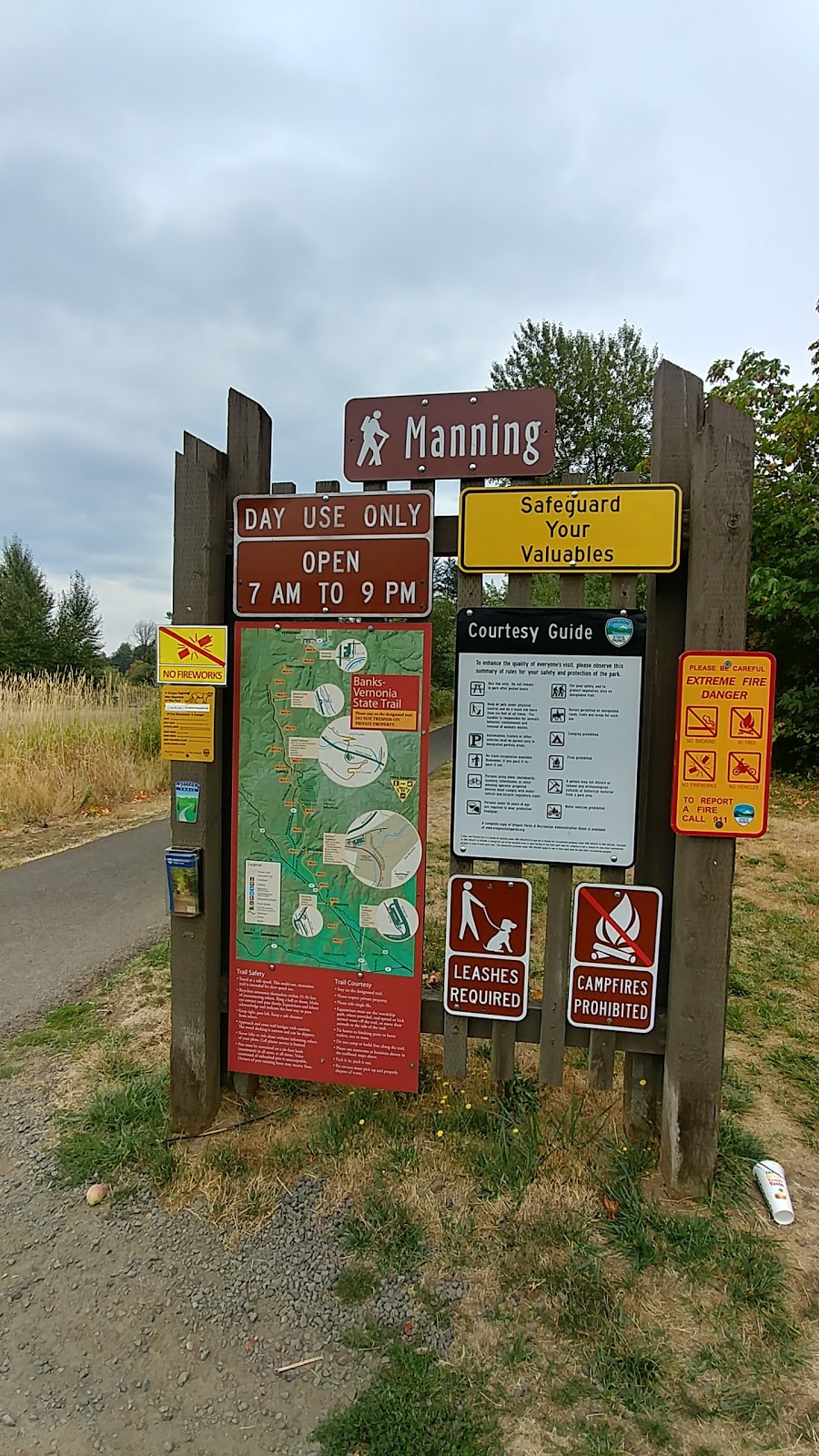 Manning Trailhead - Banks-Vernonia State Trail | NW Pihl Rd, Banks, OR 97106, USA | Phone: (503) 324-0606