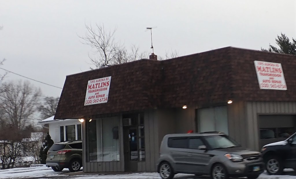 Matlins Transmission And Auto Repair | 1095 N Aurora Rd, Aurora, OH 44202, USA | Phone: (330) 562-6734