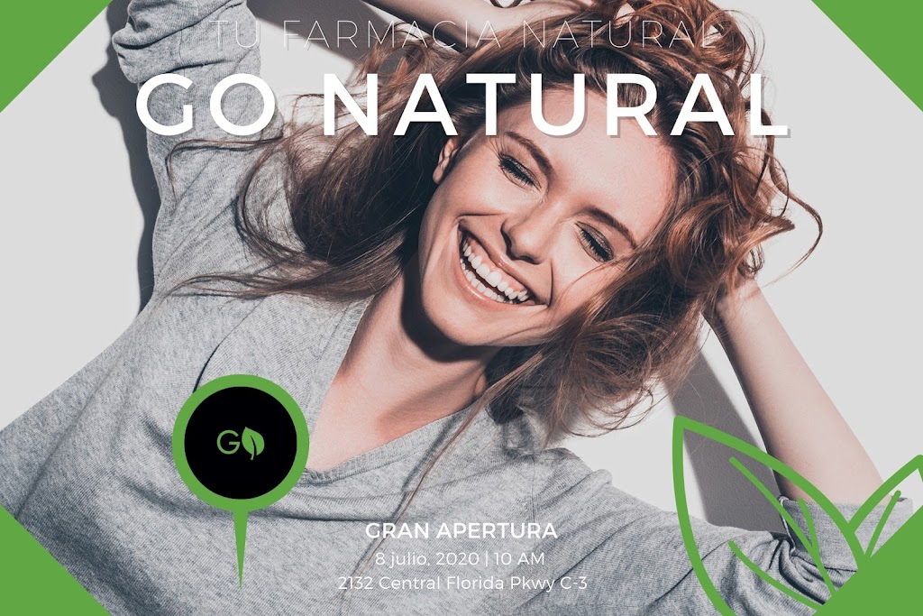 Go Natural FLA | 2132 Central Florida Pkwy C-3, Orlando, FL 32837, USA | Phone: (407) 237-9121