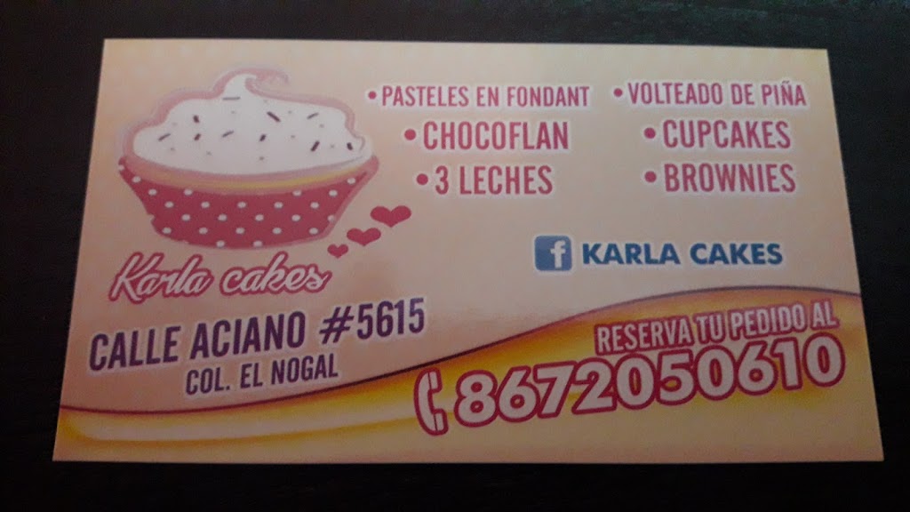 Karla Cakes - bakery  | Photo 6 of 9 | Address: Aciano, El Nogal, 5615 Nuevo Laredo, Tamps., Mexico | Phone: 867 202 3013