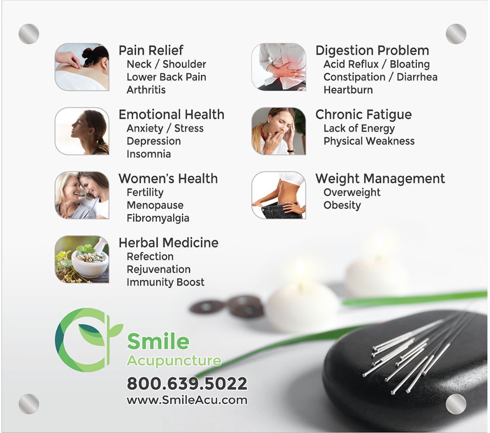 Smile Acupuncture | 1351 E Chapman Ave Unit G, Fullerton, CA 92831, USA | Phone: (800) 639-5022