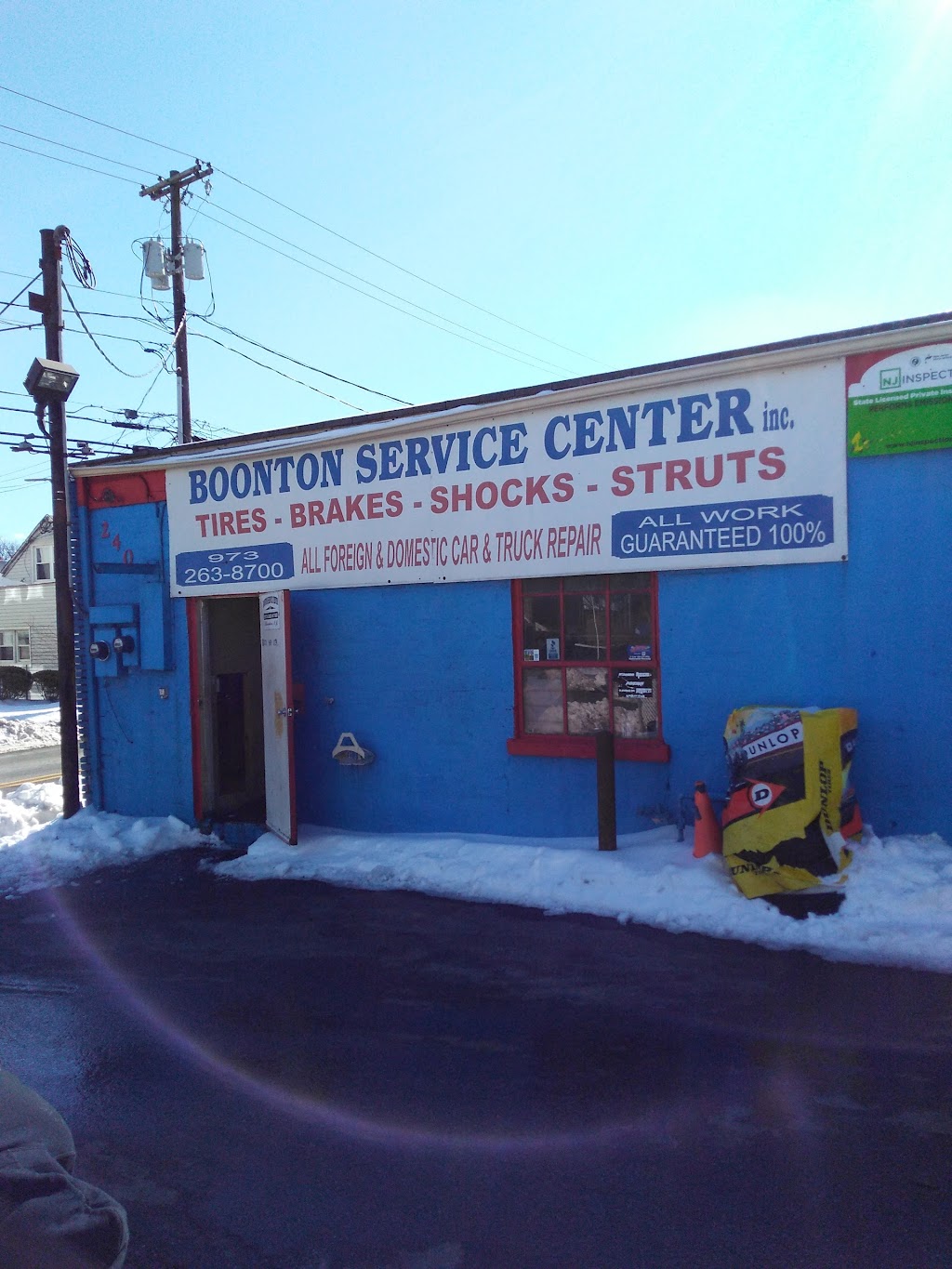 Boonton Service Center | 240 Myrtle Ave, Boonton, NJ 07005, USA | Phone: (973) 263-8700