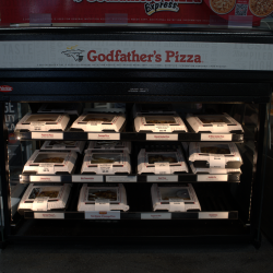 Godfathers Pizza Express | 102 E Broadway St, Steeleville, IL 62288, USA | Phone: (618) 965-9182