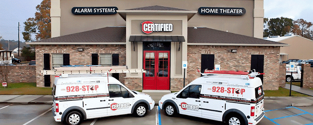 Certified Alarm Systems | 1113 Florida Ave SE, Denham Springs, LA 70726, USA | Phone: (225) 928-7867