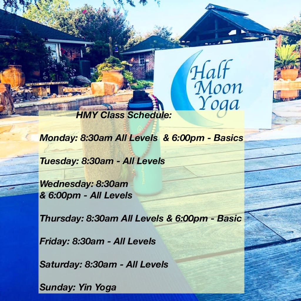 Half Moon Yoga | 111 Youngblood Rd, Waxahachie, TX 75165, USA | Phone: (214) 564-9631