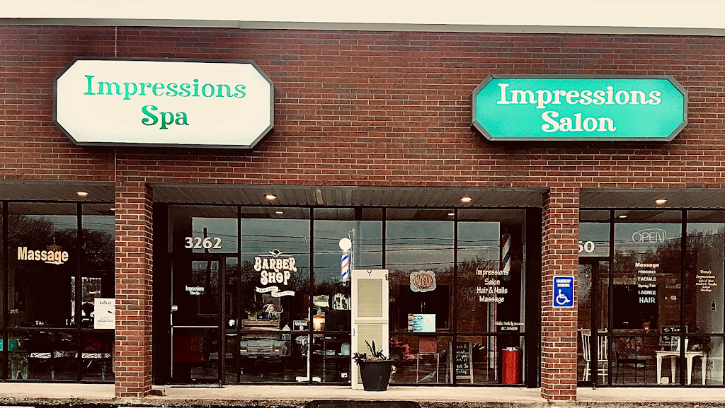 Impressions Salon And Barbershop | 3260 Fall Creek Hwy, Granbury, TX 76049, USA | Phone: (682) 500-4454