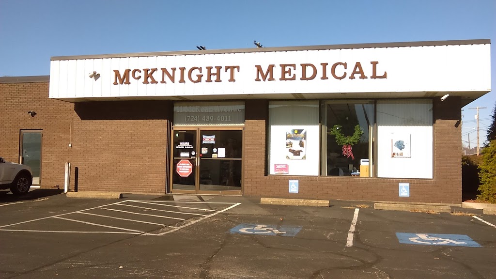 McKnight Medical | 11 McKean Ave, Charleroi, PA 15022, USA | Phone: (800) 564-9955