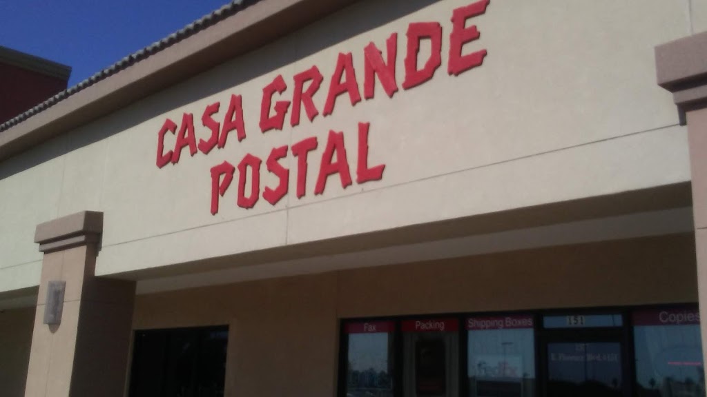 Casa Grande Postal | 1377 E Florence Blvd #151, Casa Grande, AZ 85122, USA | Phone: (520) 509-4442