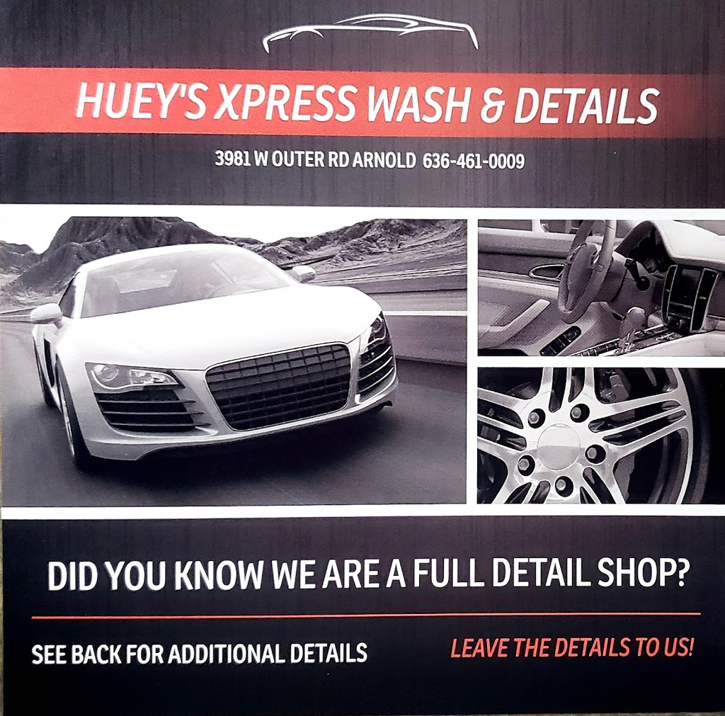Hueys Xpress Wash & Detail | 3981 W Outer Rd, Arnold, MO 63010, USA | Phone: (636) 461-0009