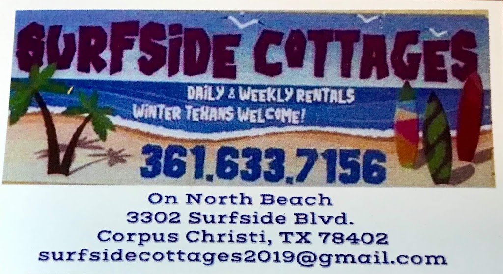 Surfside Cottages | 3302 Surfside Blvd, Corpus Christi, TX 78402, USA | Phone: (361) 633-7156