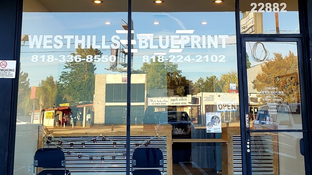 Westhills Blueprint | 22882 Ventura Blvd, Woodland Hills, CA 91364, USA | Phone: (818) 224-2102