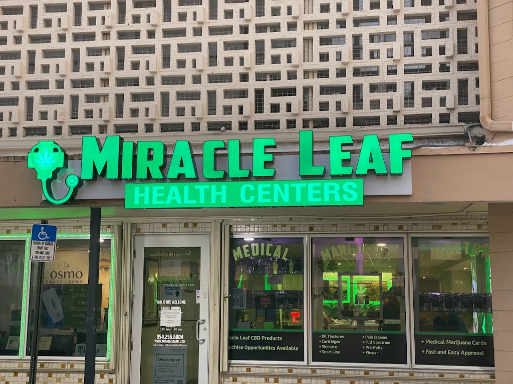 Miracle Leaf Medical Marijuana Doctor | 4001 N Federal Hwy, Oakland Park, FL 33308, USA | Phone: (954) 256-6004