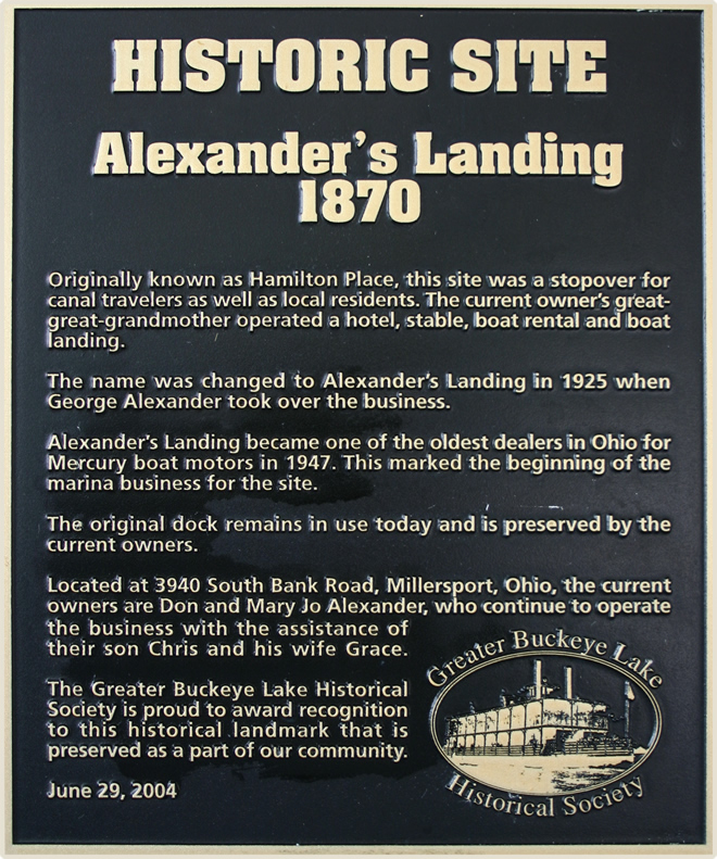 Alexanders Landing | 3940 S Bank Rd NE, Millersport, OH 43046, USA | Phone: (740) 467-2882