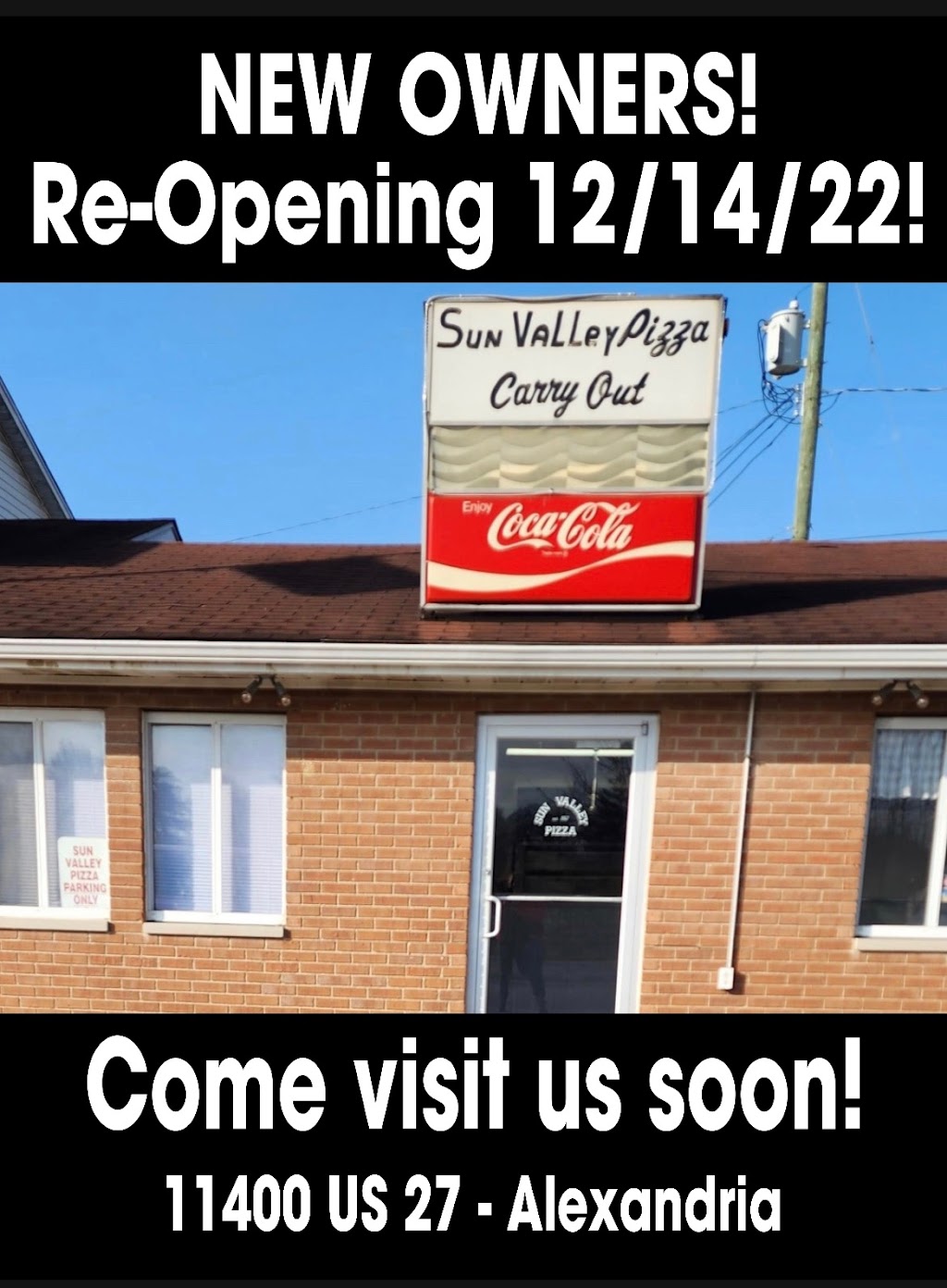 Sun Valley Pizza | 11400 US Hwy 27, Alexandria, KY 41001, USA | Phone: (859) 635-0010