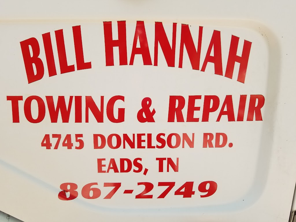 Bill Hannah - Towing and Repair | 4745 Donelson Dr, Eads, TN 38028, USA | Phone: (901) 867-2749