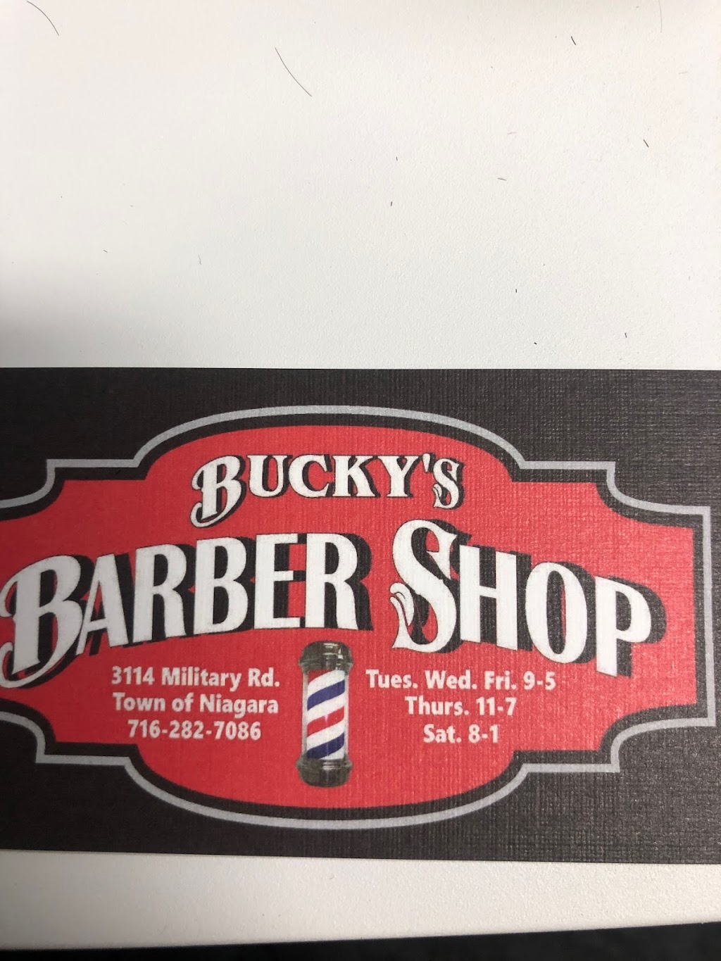 Buckys Barber Shop | 3114 Military Rd, Niagara Falls, NY 14304, USA | Phone: (716) 282-7086