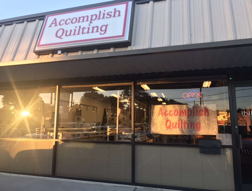 Accomplish Quilting, Inc | 855 Springfield Hwy #109, Goodlettsville, TN 37072, USA | Phone: (615) 756-9556