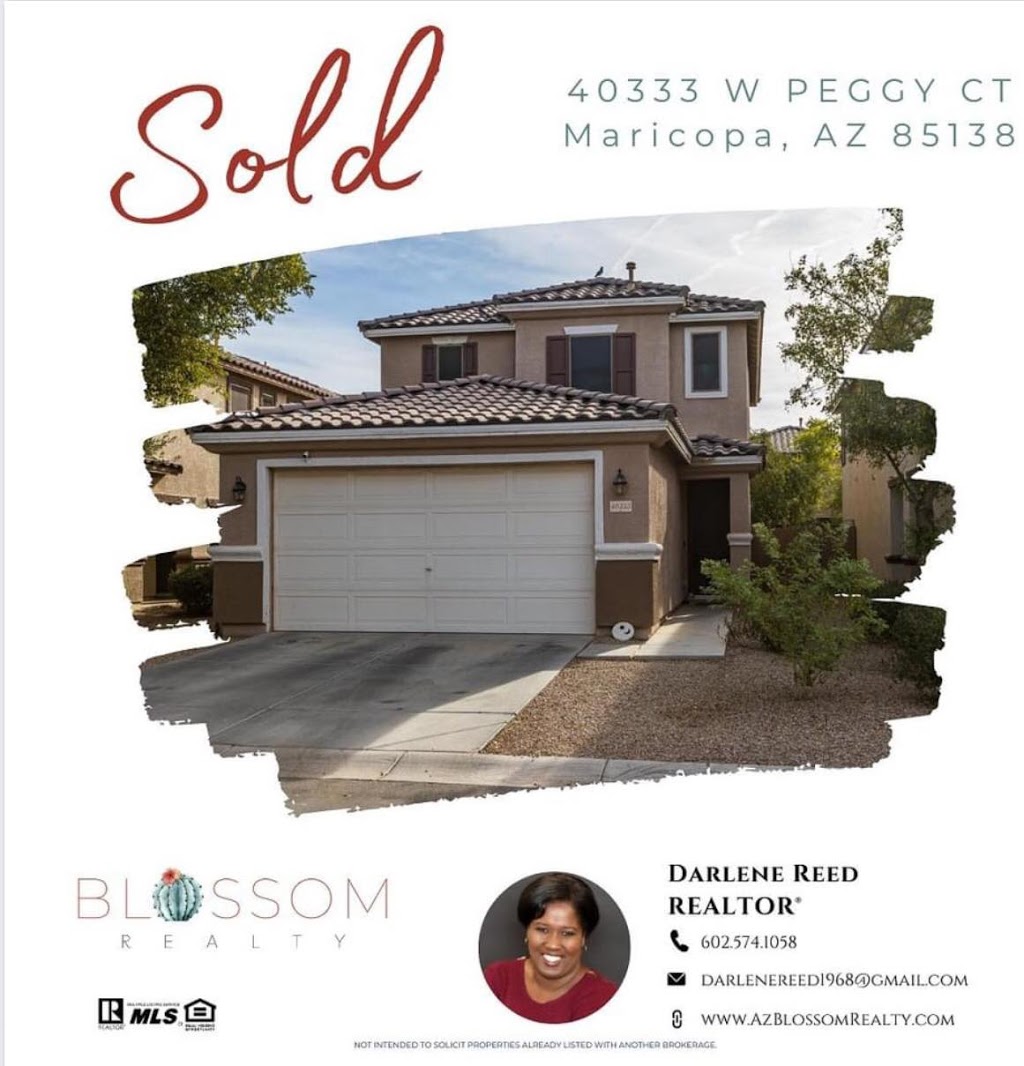 Darlene Reed - Realtor - Blossom Real Estate | 2990 N Litchfield Rd Suite #10, Goodyear, AZ 85395, USA | Phone: (623) 383-2337